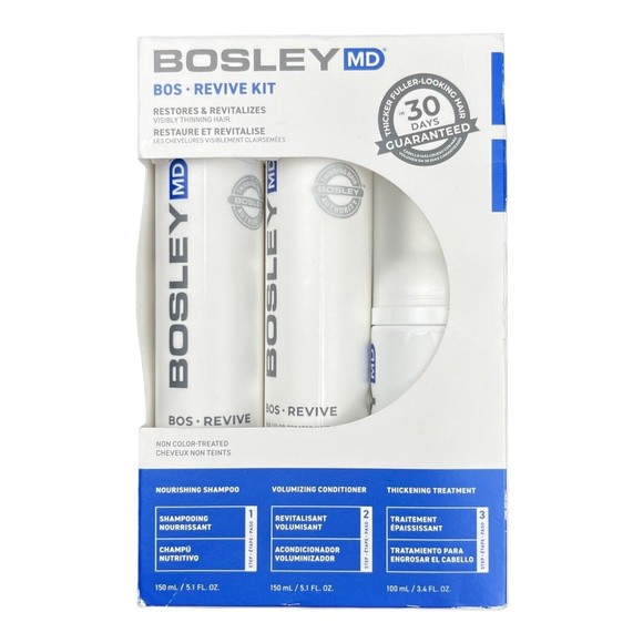 Bosley Grooming New Bosley Mdbos Revive Kit For Visibly Thinning